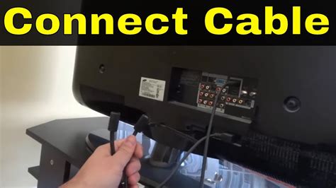 how to hook up cable